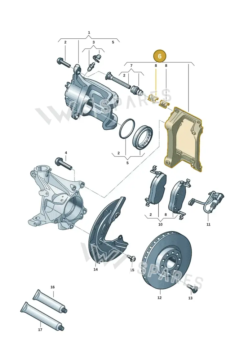 1EA615125B — Skoda Enyaq (2020-) diagram 10a615010, position 6