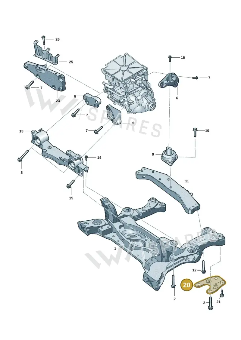 1EA802150A — Skoda Enyaq (2020-) diagram 89a199200, position 20
