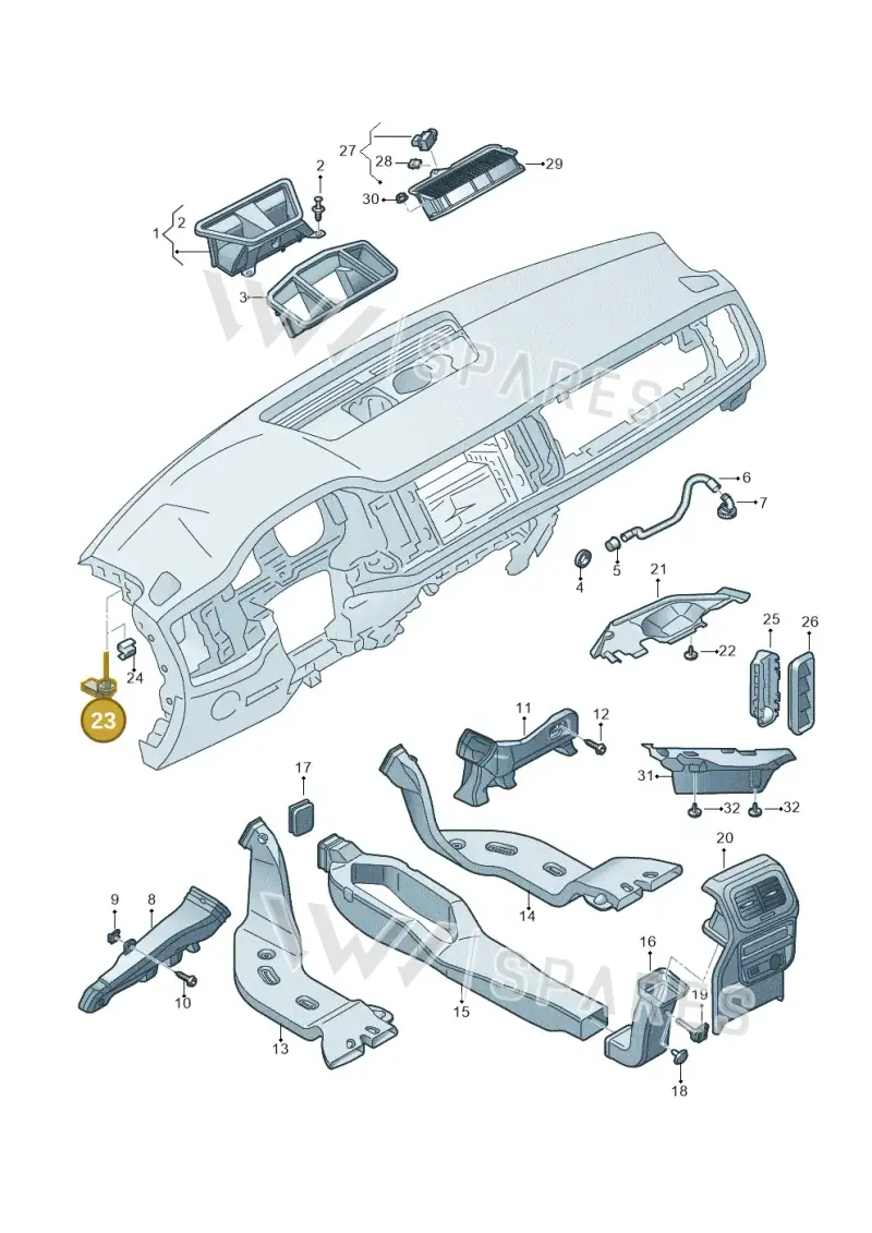 1EE907543 — Skoda Kodiaq (2024-) diagram 804819300, position 23