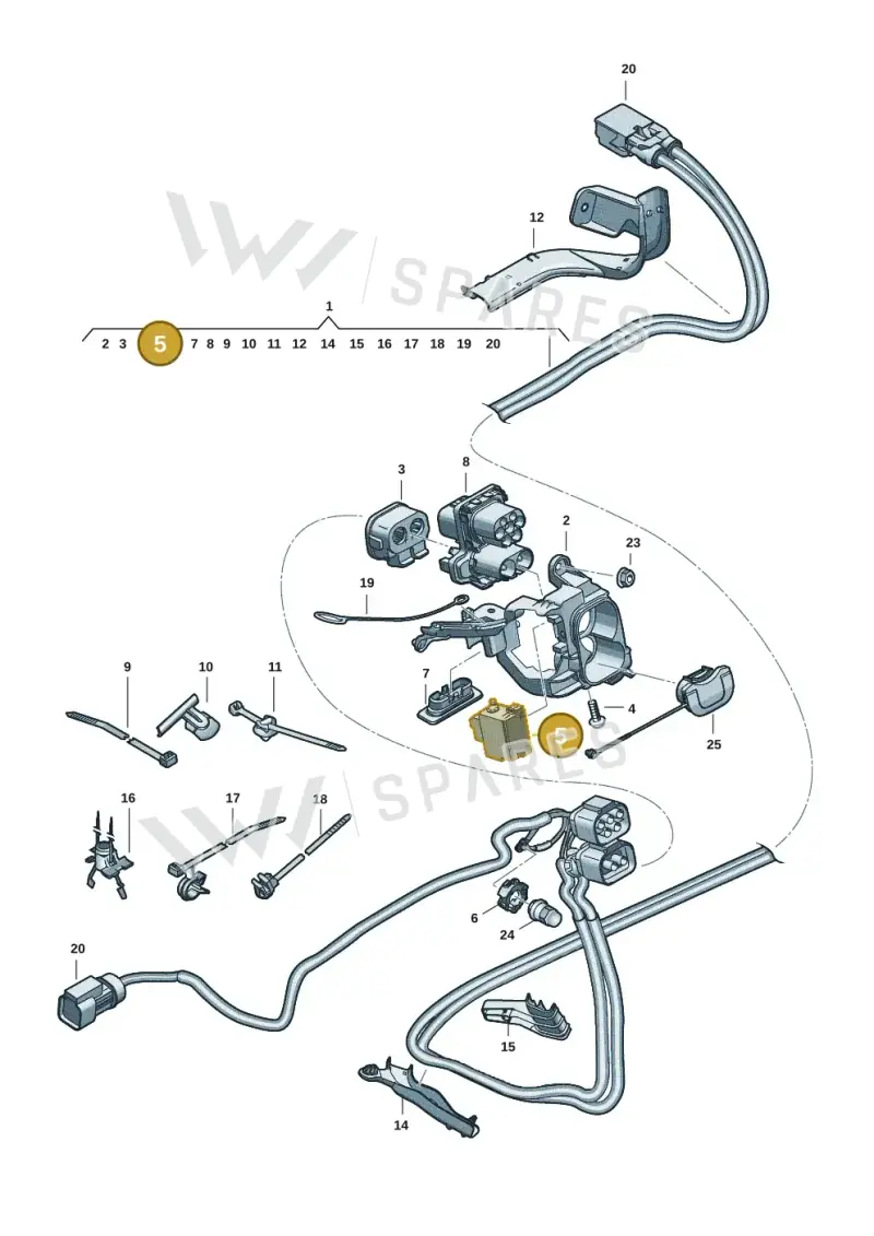 1EE915651 — Skoda Superb Combi (2023-) diagram 3j0970150, position 5