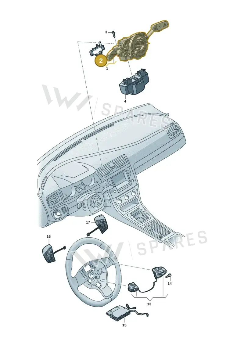 1EE953223 — Skoda Kodiaq (2024-) diagram 7t0953500, position 2