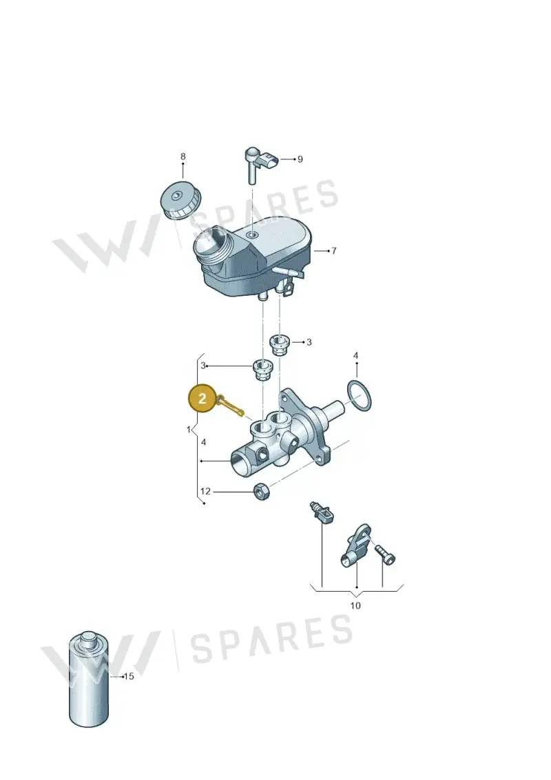 1H0611037 — Skoda Fabia (2014-2022) diagram 679611100, position 2