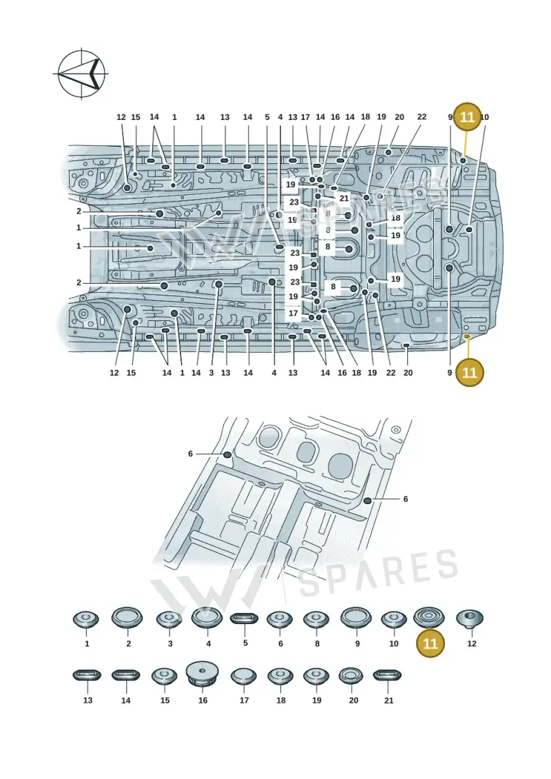 1H0877294 — Skoda Kodiaq (2024-) diagram 57h803501, position 11
