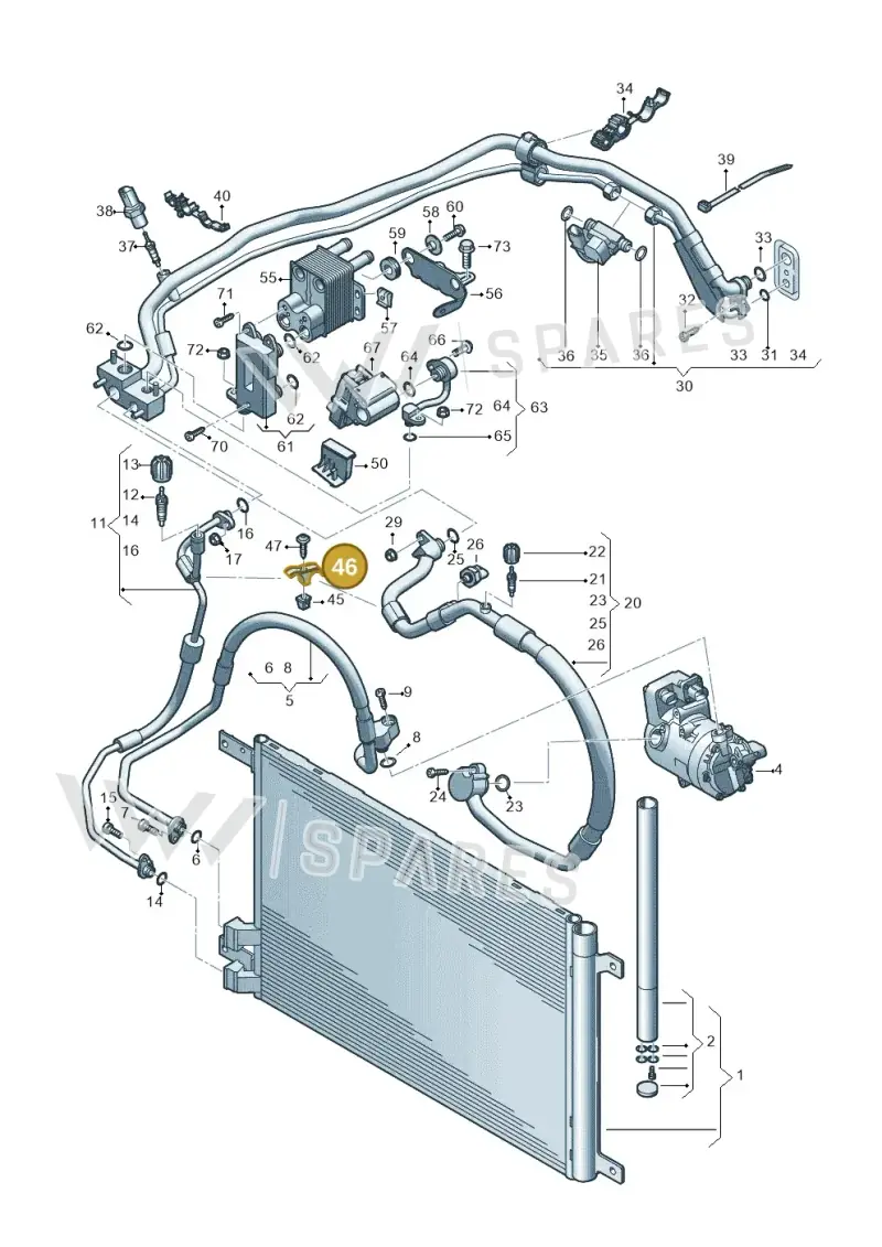 1J0820774 — Skoda Kodiaq (2024-) diagram 596260702, position 46