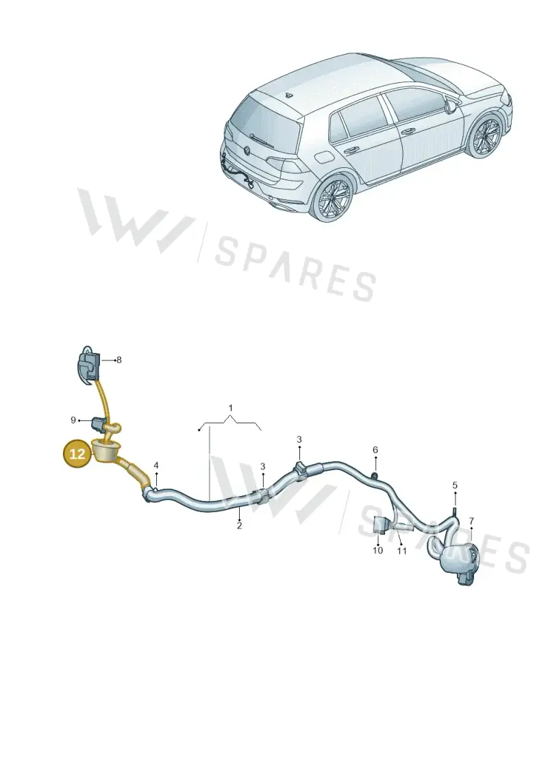 1J0971903 — Skoda Octavia (2019-2024) diagram 5h0972087, position 12