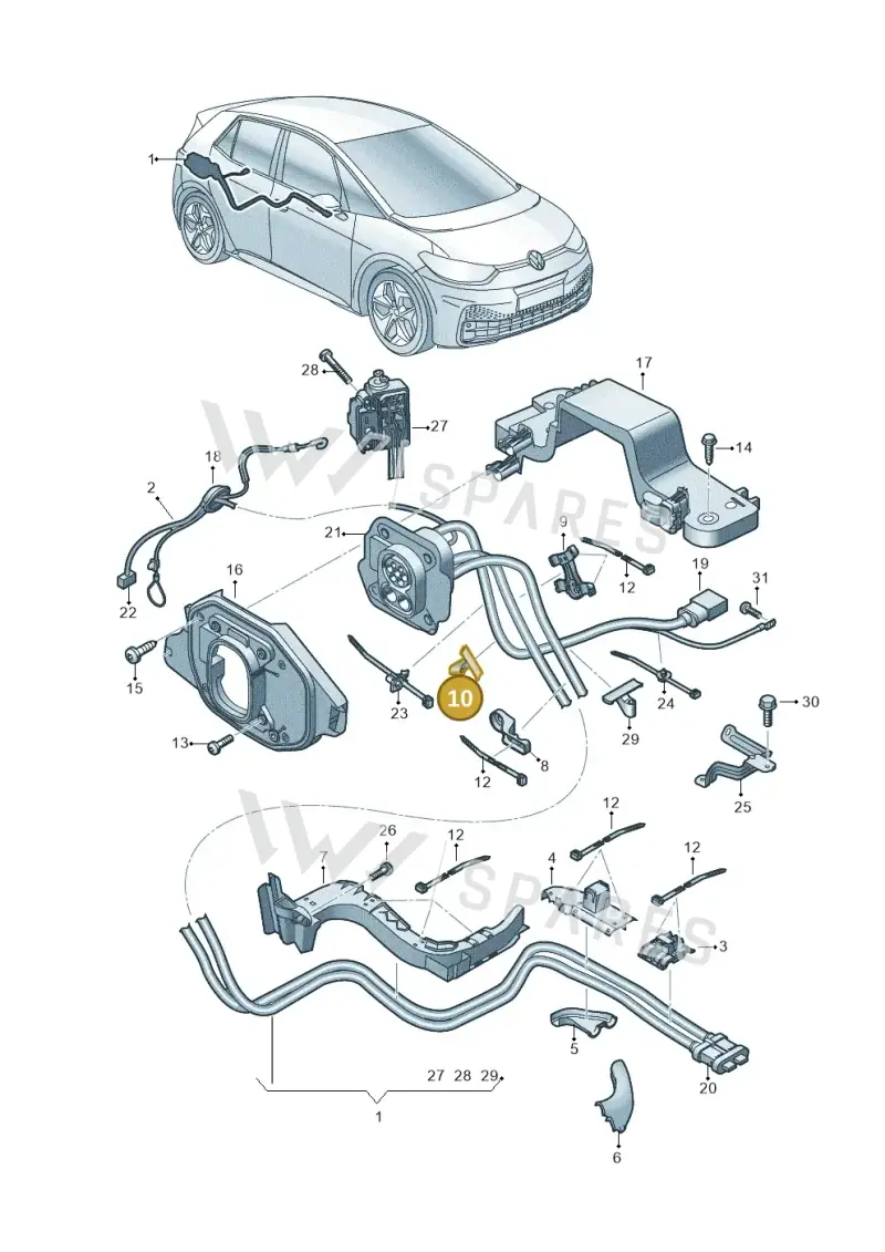1J0971930G — Skoda Enyaq (2020-) diagram 10a970005, position 10