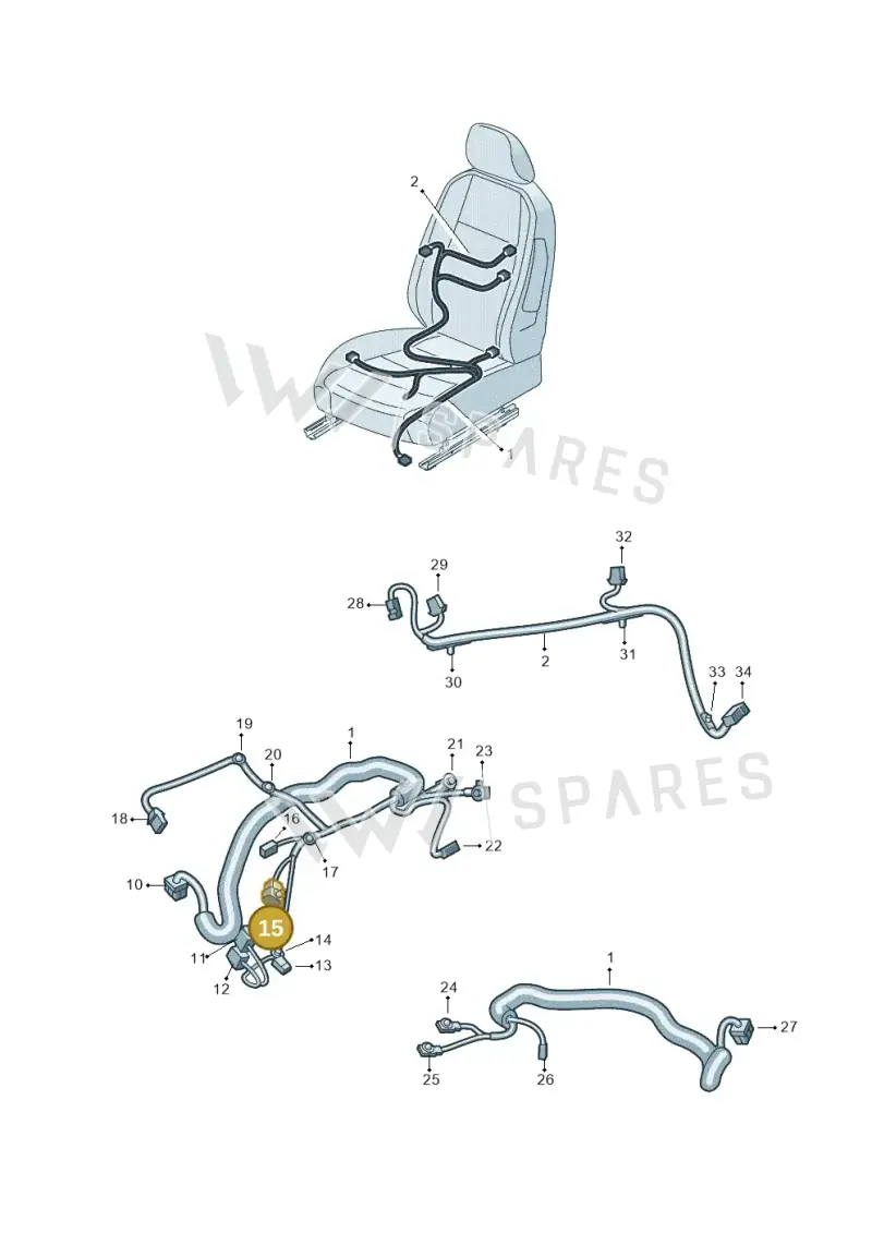 1J0972734 — Skoda Enyaq (2020-) diagram 584972025, position 15