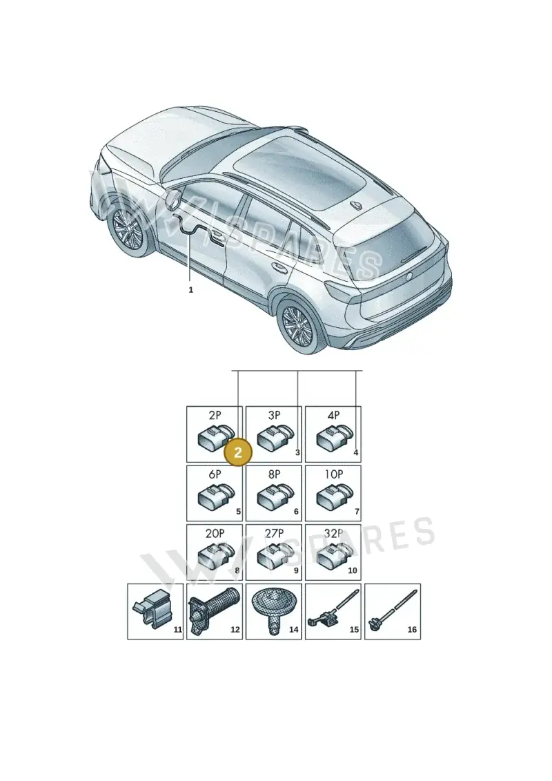 1J0972923 — Skoda Kodiaq (2024-) diagram 57x972300, position 2