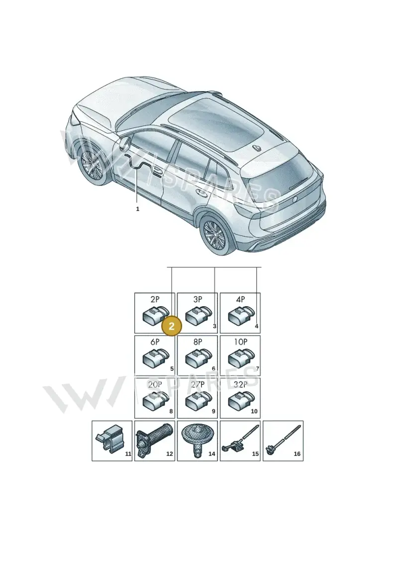 1J0973119 — Skoda Kodiaq (2024-) diagram 57x972300, position 2