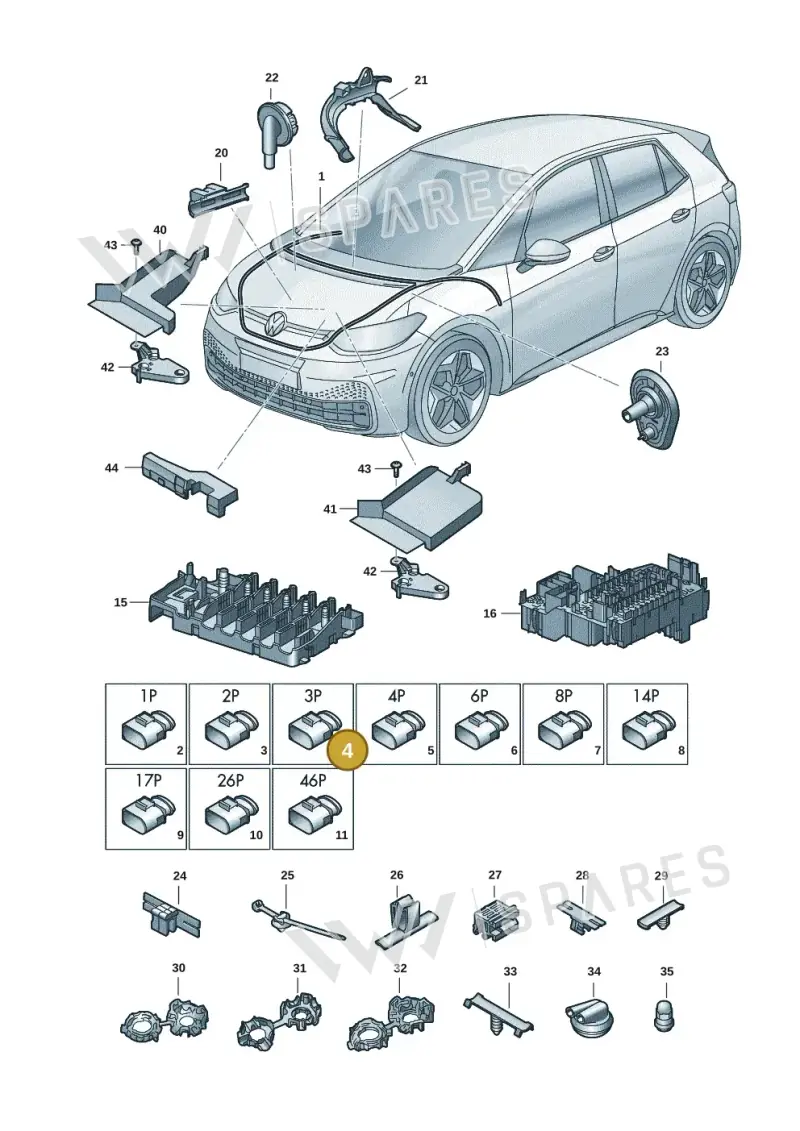 1J0973753 — Skoda Enyaq (2020-) diagram 10a971080, position 4