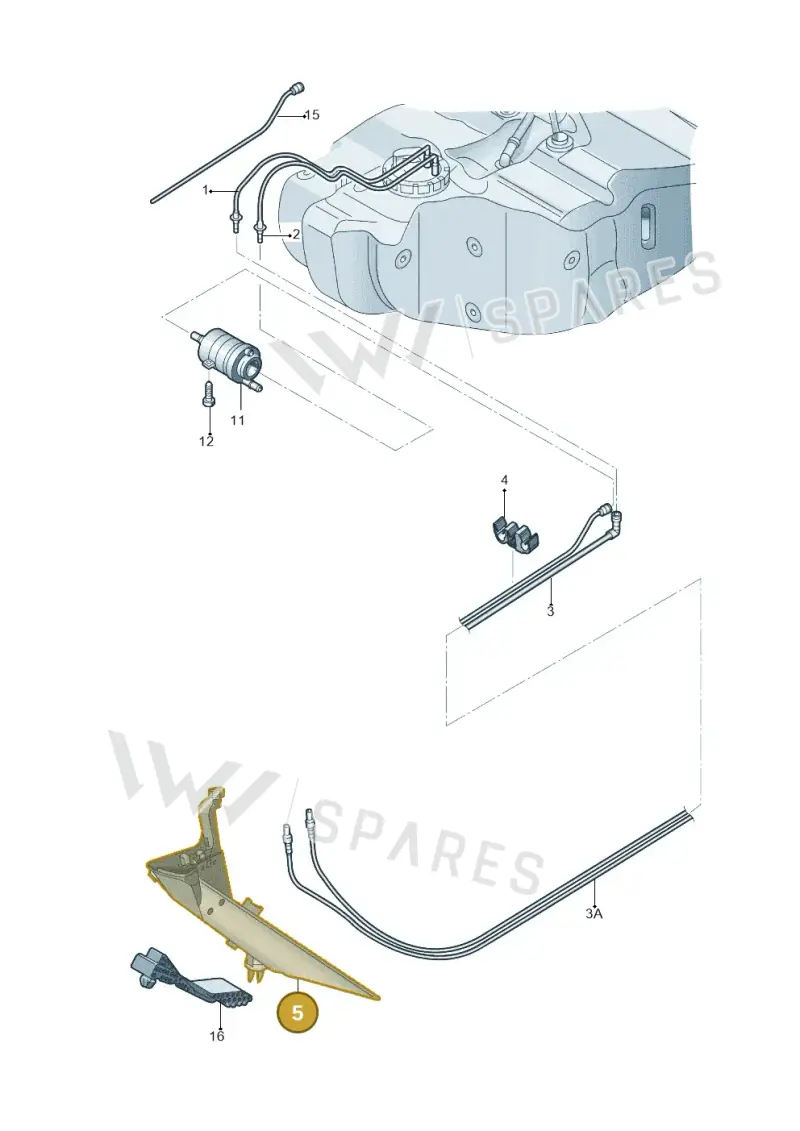 1K0201973 — Skoda Yeti (2013-2017) diagram 767201400, position 5