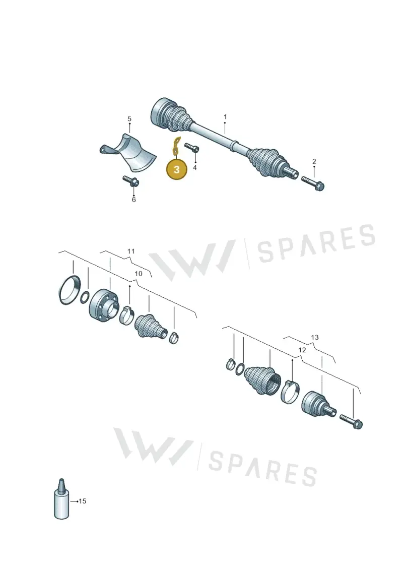 1K0407357B — Skoda Octavia (2019-2024) diagram 798501020, position 3
