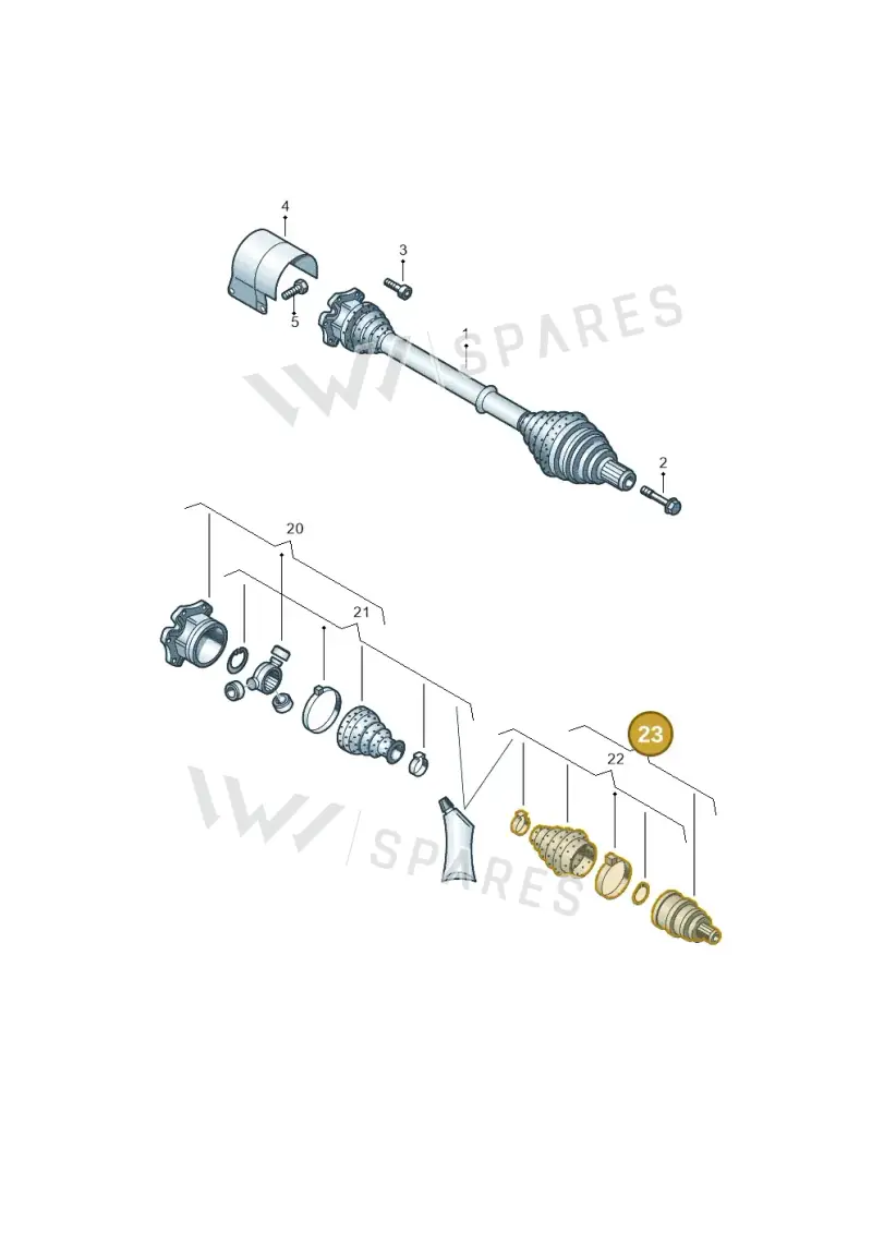 1K0498099MX — Skoda Karoq (2017-2022) diagram 890407200, position 23