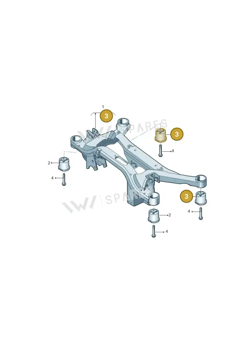 1K0505145K — Skoda Superb Ambition (2009-2015) diagram 671505000, position 3