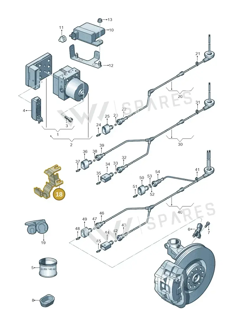 1K0614167 — Skoda Superb comfort (2008-2013) diagram 632927000, position 18