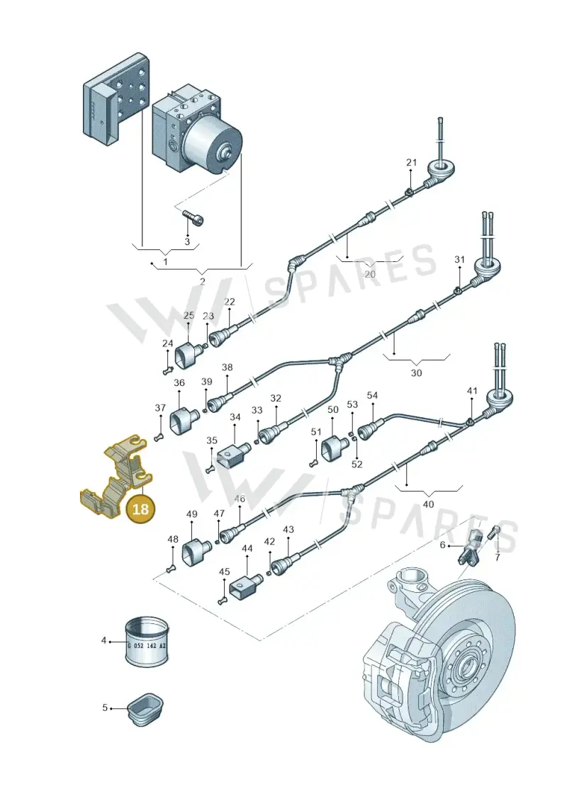 1K0614167 — Skoda Superb Ambition (2009-2015) diagram 671927000, position 18