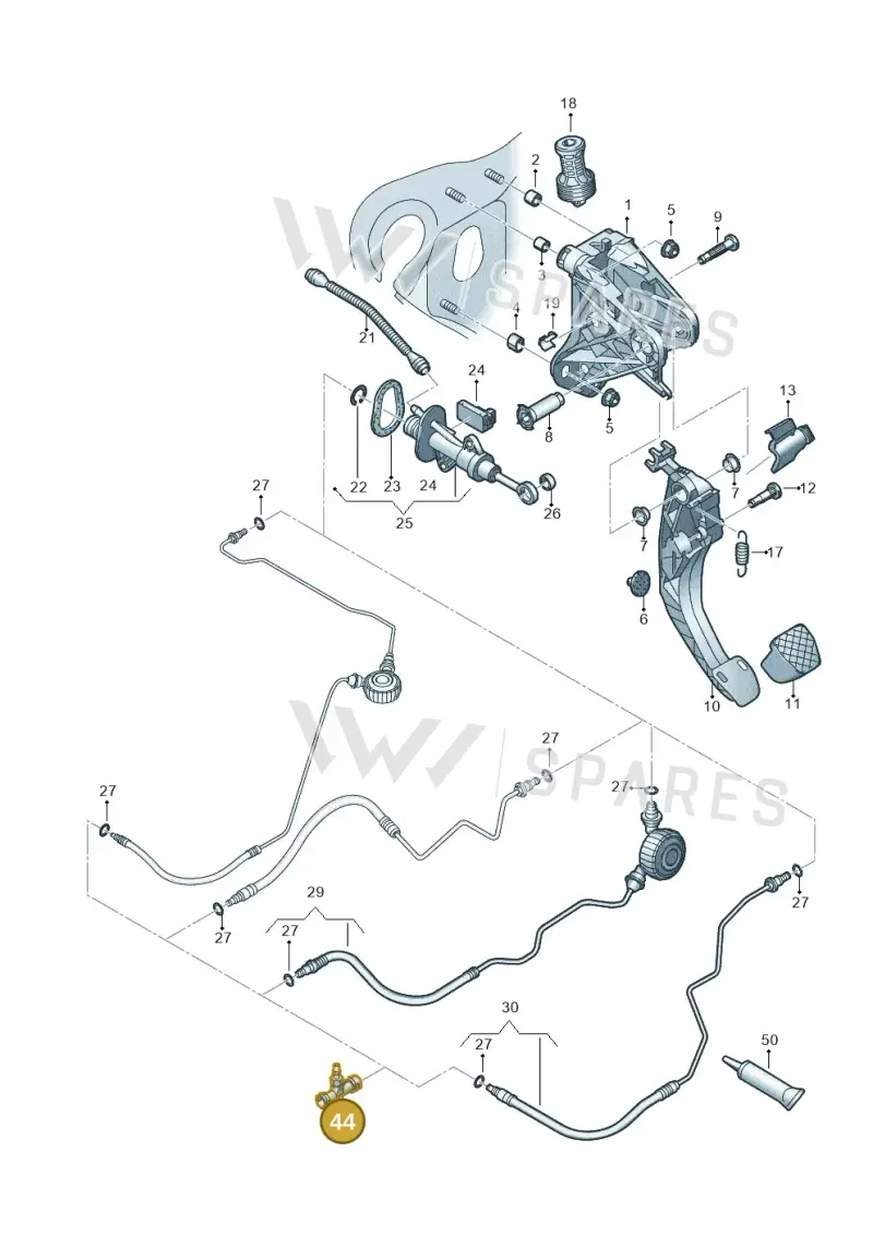 1K0721468D — Skoda Kodiaq (2018-2022) diagram 434721025, position 44