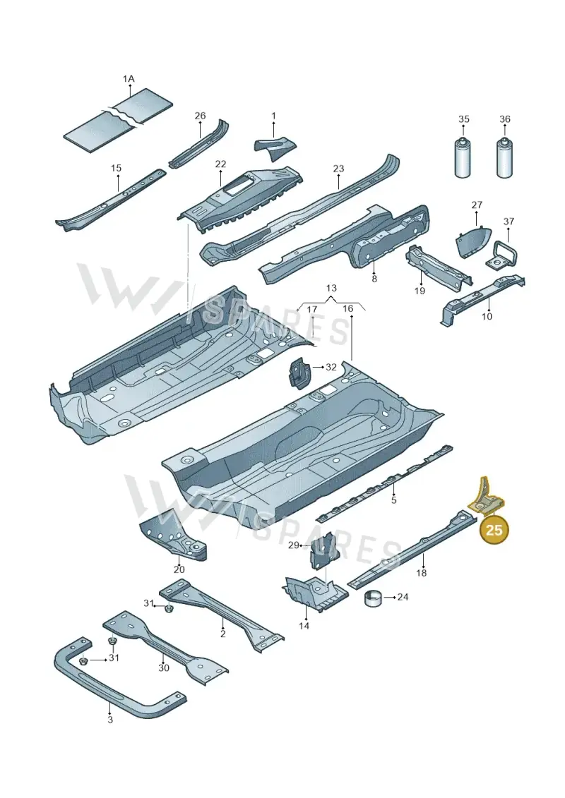 1K0804214 — Skoda Yeti (2013-2017) diagram 409803100, position 25