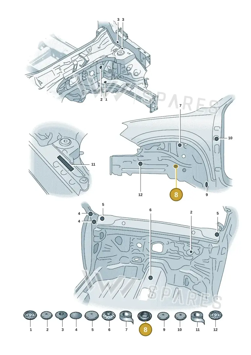 1K0899184 — Skoda Kodiaq (2024-) diagram 57h803500, position 8