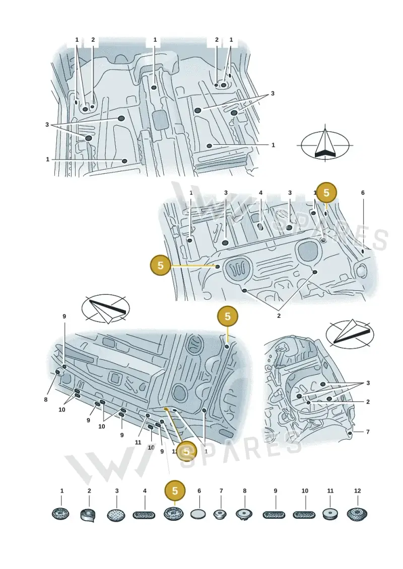 1K0899184 — Skoda Fabia (2021-) diagram 6vn803050, position 5
