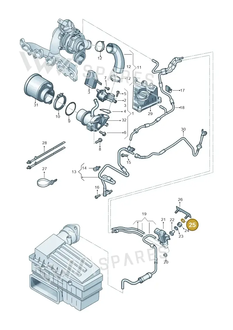 1K0906139A — Skoda Kamiq (2019-) diagram 434131040, position 25