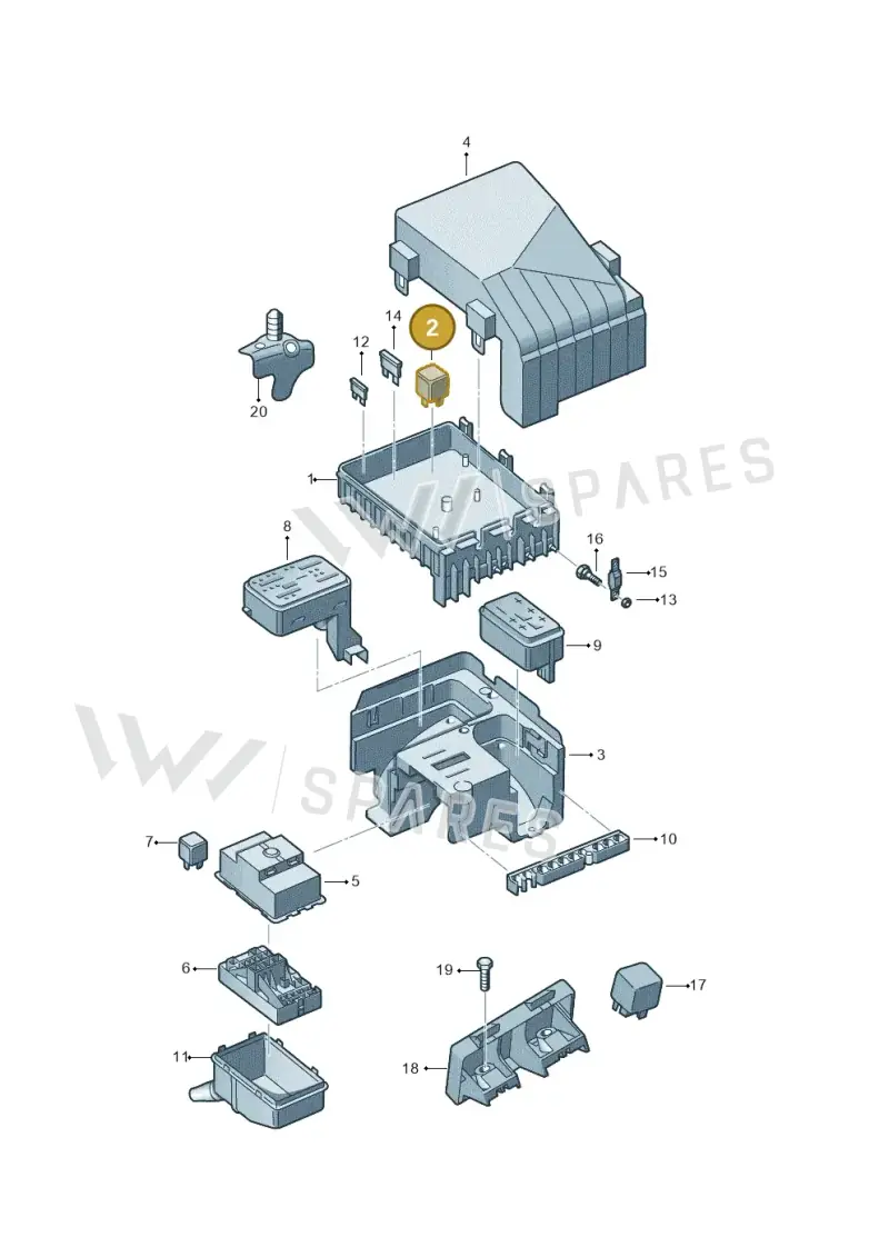 1K0906381 — Skoda OCTAVIA/COMBI/4X4      04> (2004-) diagram 419937200, position 2