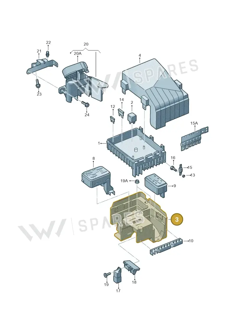 1K0907361C — Skoda Superb (2013-2015) diagram 409937200, position 3