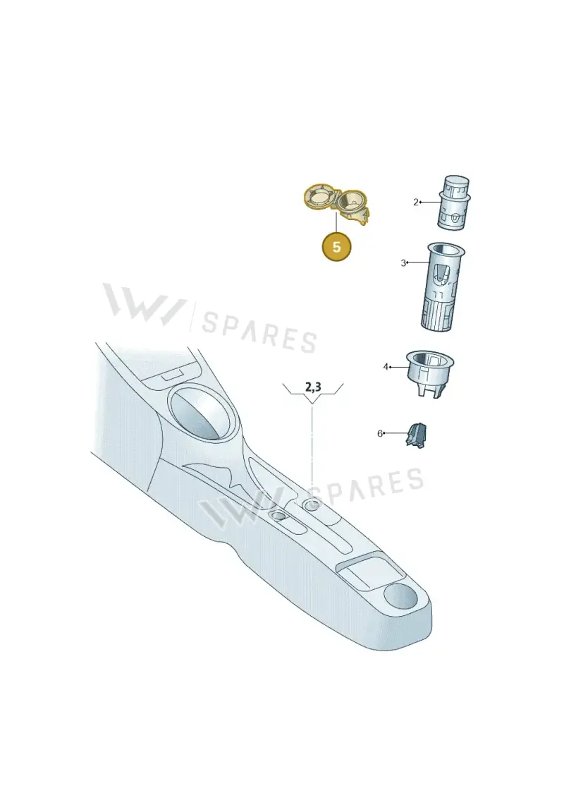1K0919341J9B9 — Skoda Citigo (2019-2021) diagram 727919200, position 5