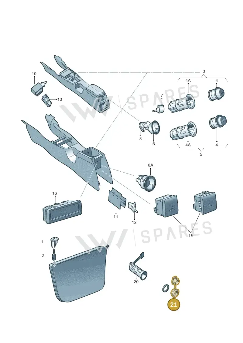 1K0919341M9B9 — Skoda Superb (2013-2015) diagram 632919700, position 21