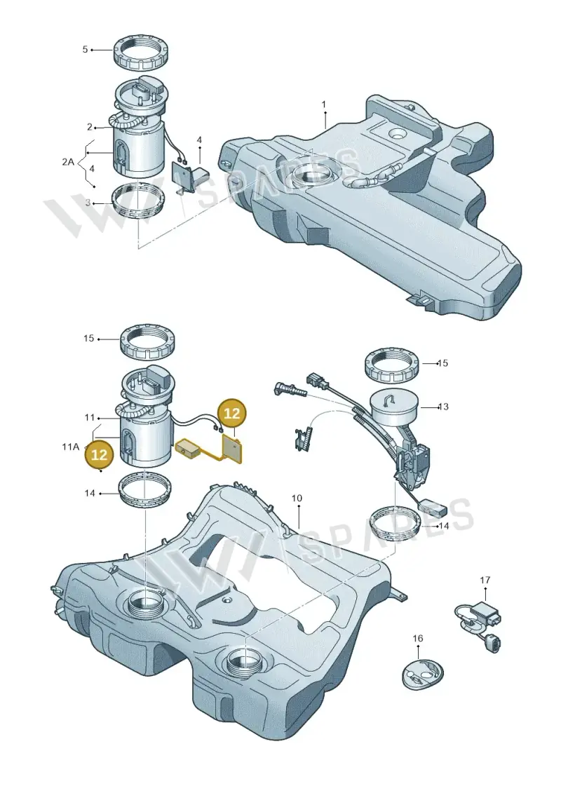 1K0919673L — Skoda Octavia ambiente (2008-2013) diagram 419919310, position 12
