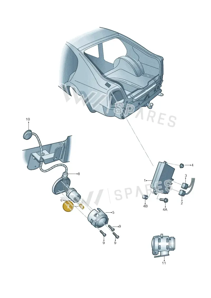 1K0972217D — Skoda Octavia (2017-2020) diagram 419945550, position 7