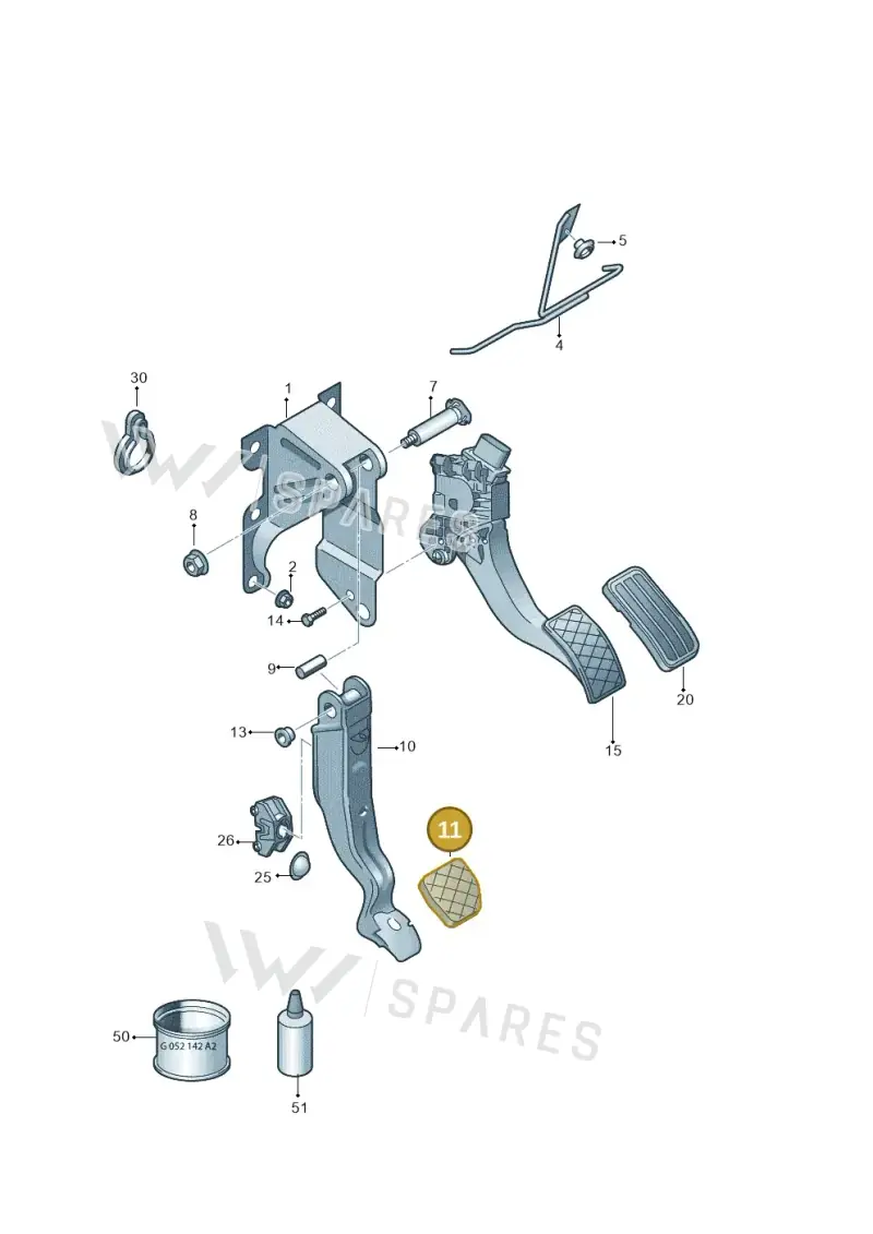 1S0723173 — Skoda Citigo (2019-2021) diagram 723721600, position 11