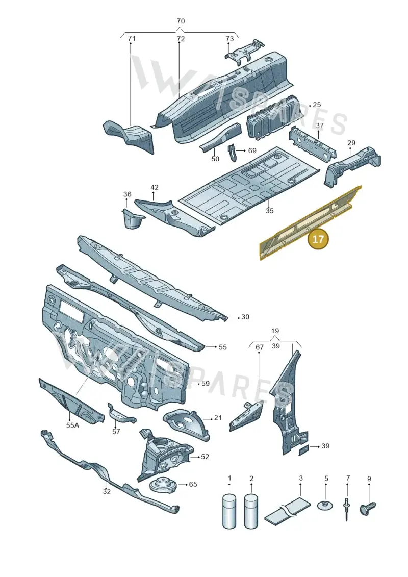 1S0801251A — Skoda Citigo (2011-2019) diagram 723802000, position 17