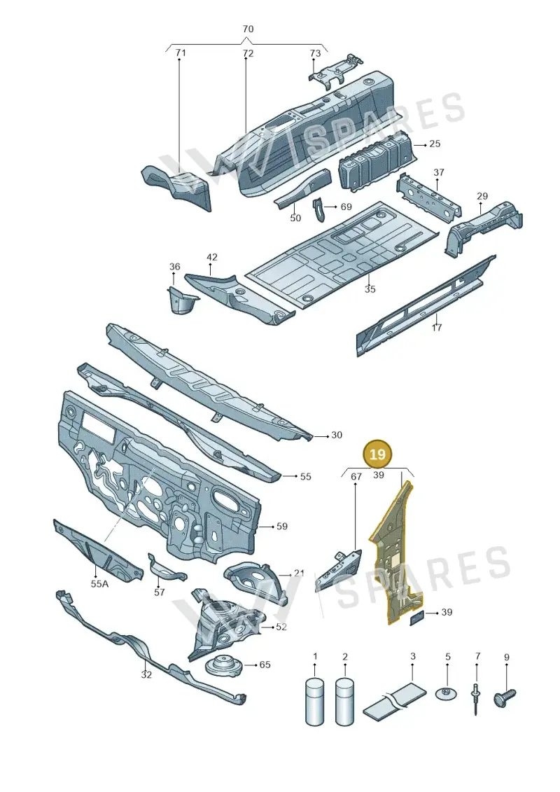 1S0802124D — Skoda Citigo (2011-2019) diagram 723802000, position 19