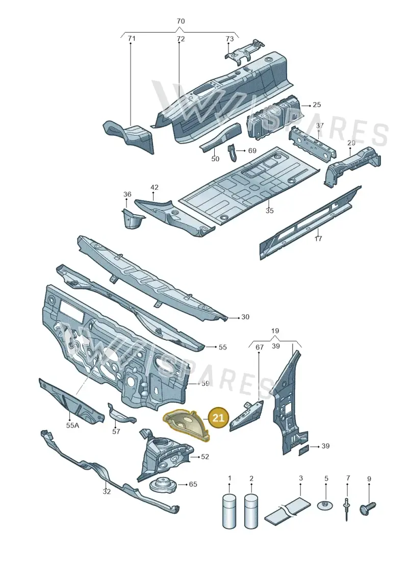 1S0802221B — Skoda Citigo (2011-2019) diagram 723802000, position 21