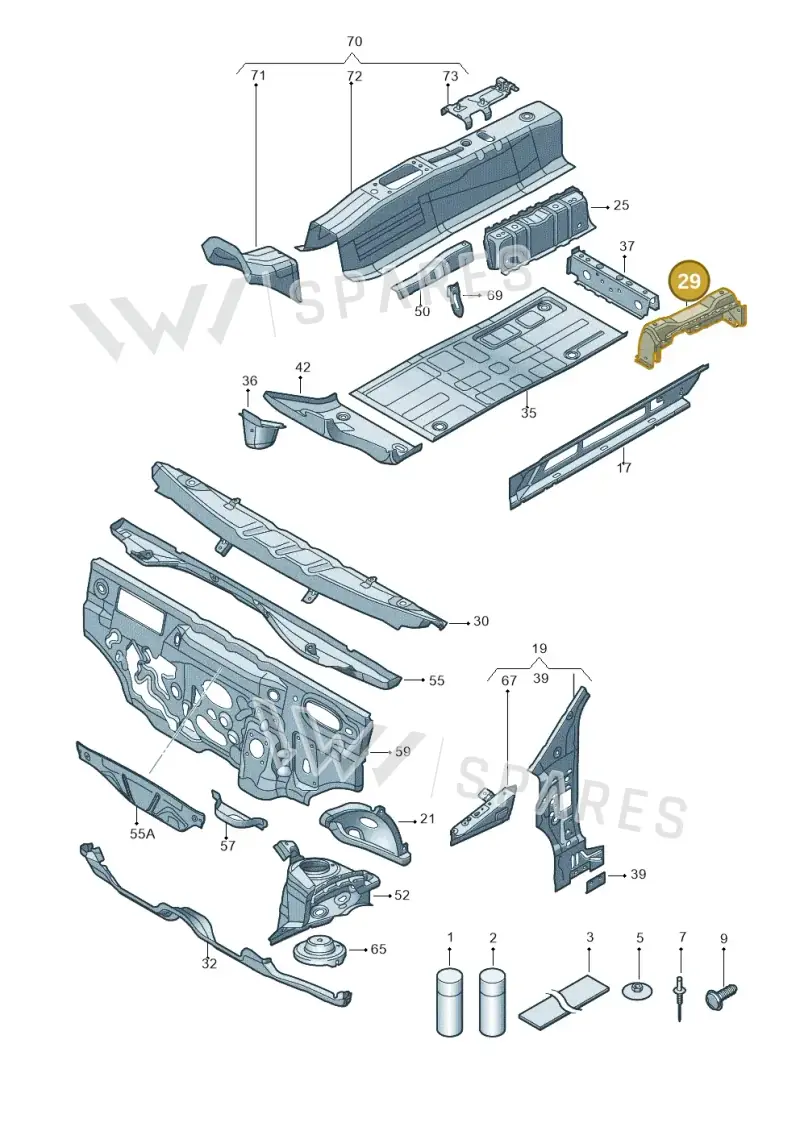 1S0802569D — Skoda Citigo (2011-2019) diagram 723802000, position 29