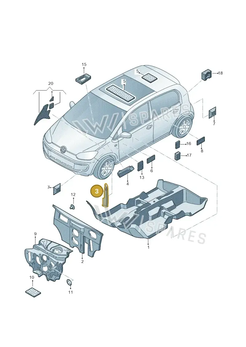 1S0864235B — Skoda Citigo (2019-2021) diagram 772863200, position 3