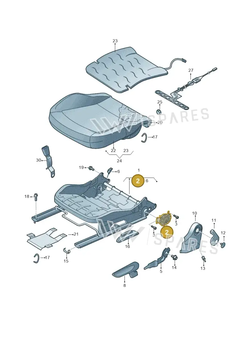 1S0882389 — Skoda Citigo (2011-2019) diagram 723881000, position 2