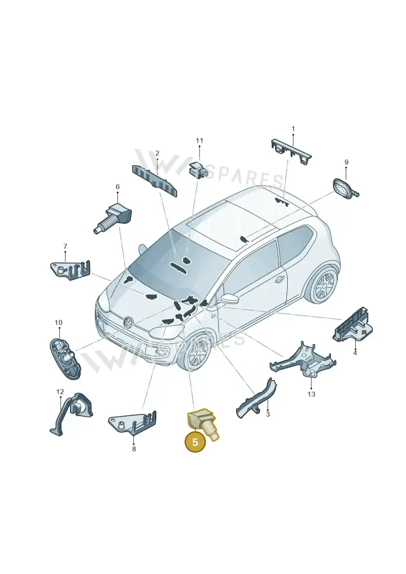 1S0971841 — Skoda Citigo (2011-2019) diagram 723972010, position 5