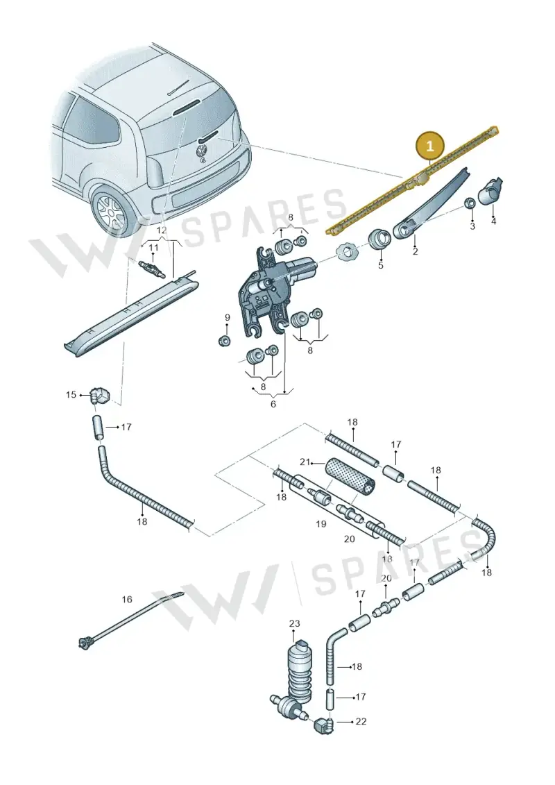 1S6955427 — Skoda Citigo (2019-2021) diagram 772955200, position 1