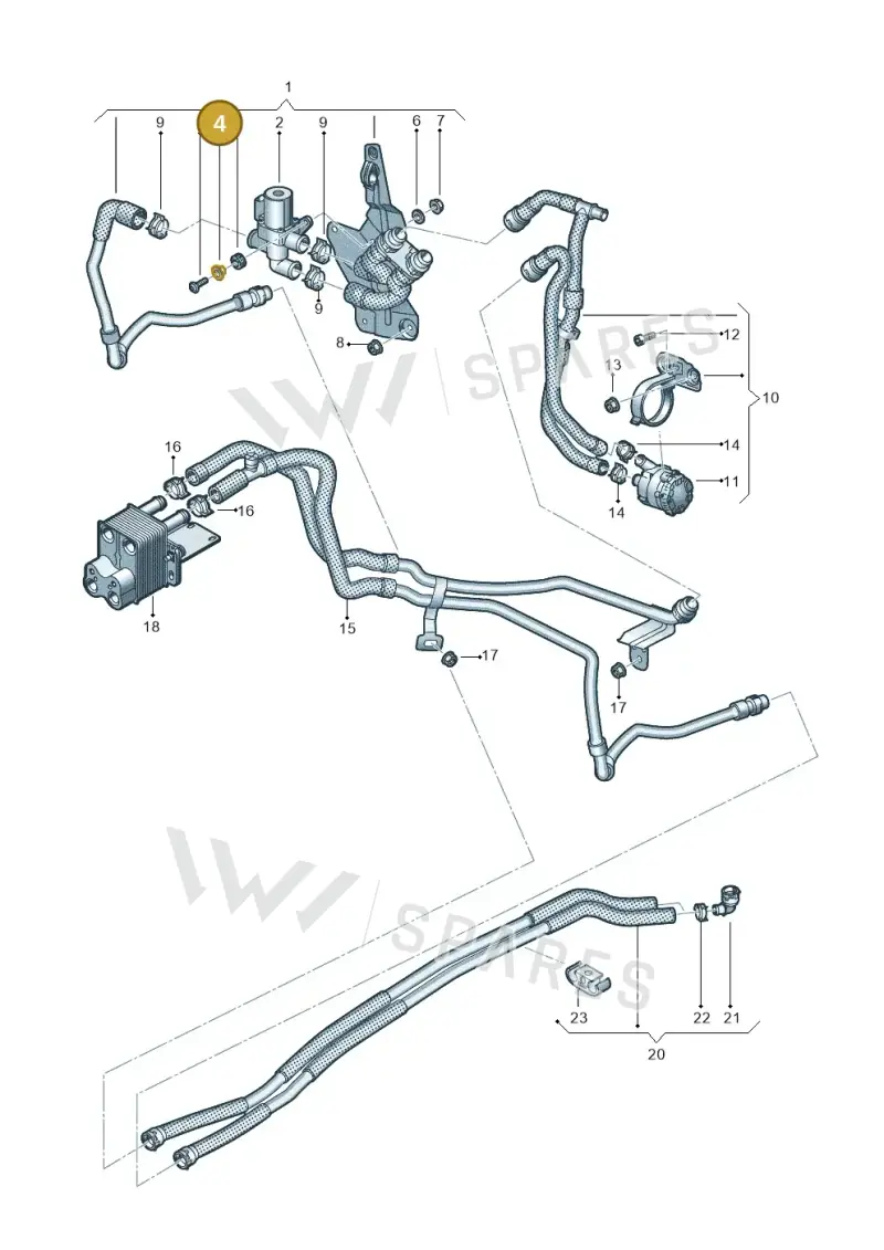 1T0805179A — Skoda Octavia (2019-2024) diagram 746819950, position 4