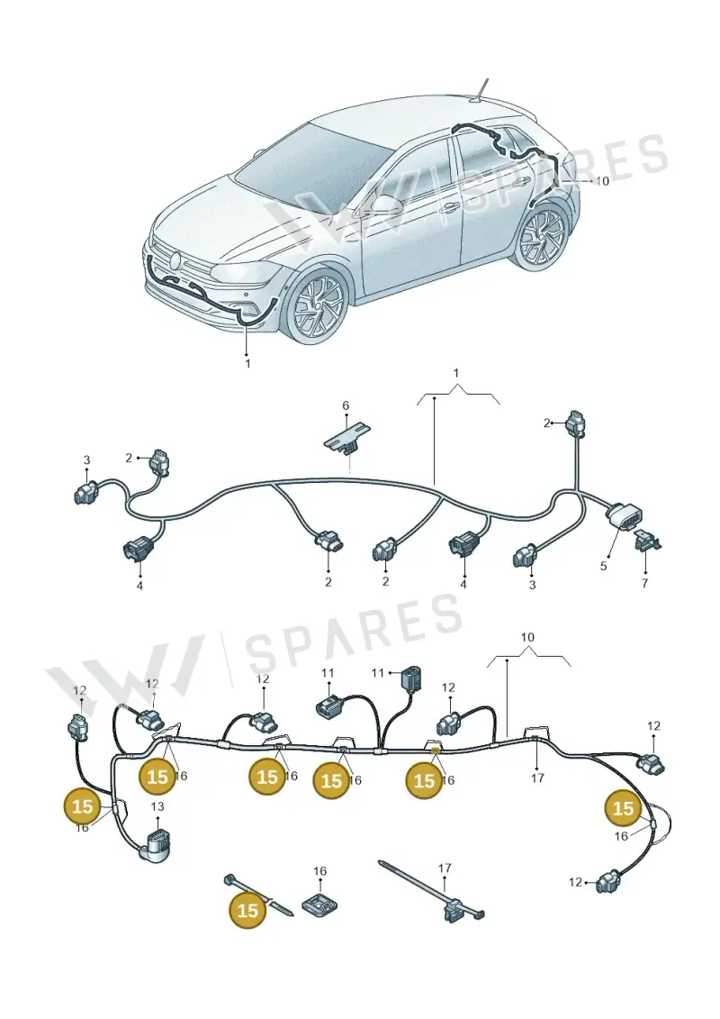 1Y0971818 — Skoda Fabia (2021-) diagram 837971900, position 15