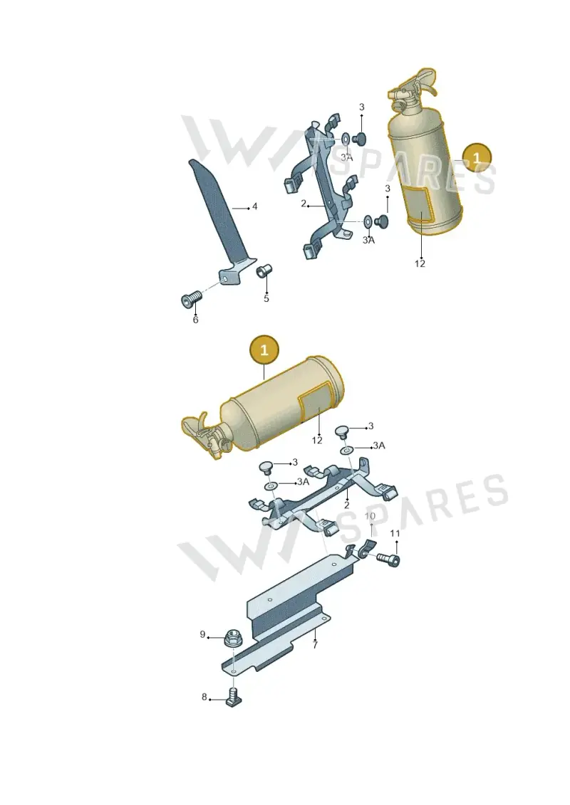 1Z0860277 — Skoda FABIA/COMBI            05> (2004-) diagram 225011110, position 1
