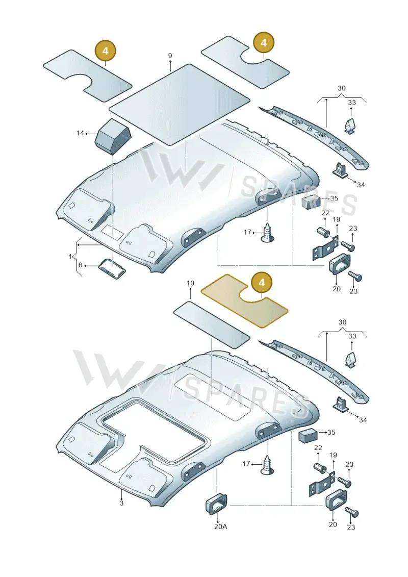 1Z0867817F — Skoda OCTAVIA/COMBI/4X4      01> (2000-) diagram 202867550, position 4