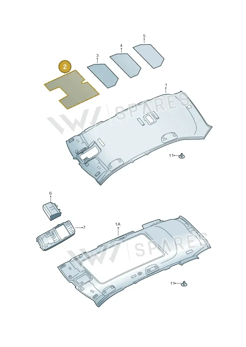 1Z0867817F — Skoda Enyaq (2020-) diagram 585867050, position 2
