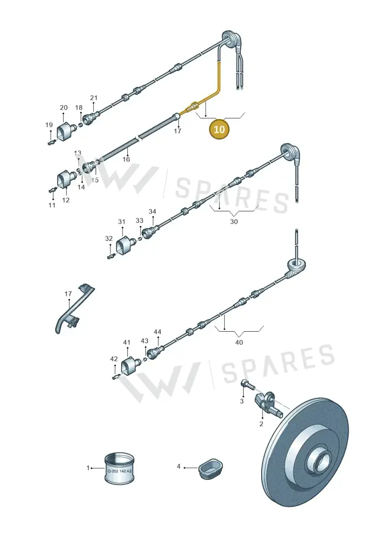1Z0927904B — Skoda Superb (2013-2015) diagram 632927010, position 10