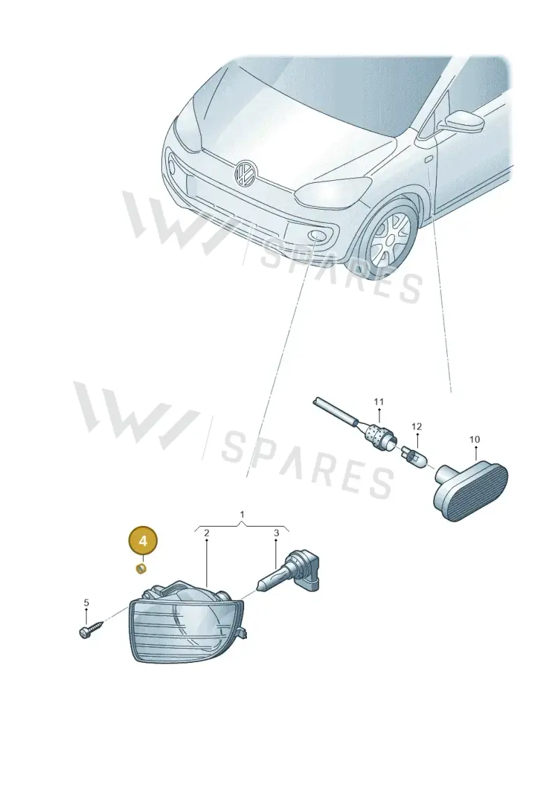 1Z0941131E — Skoda Citigo (2011-2019) diagram 727941410, position 4