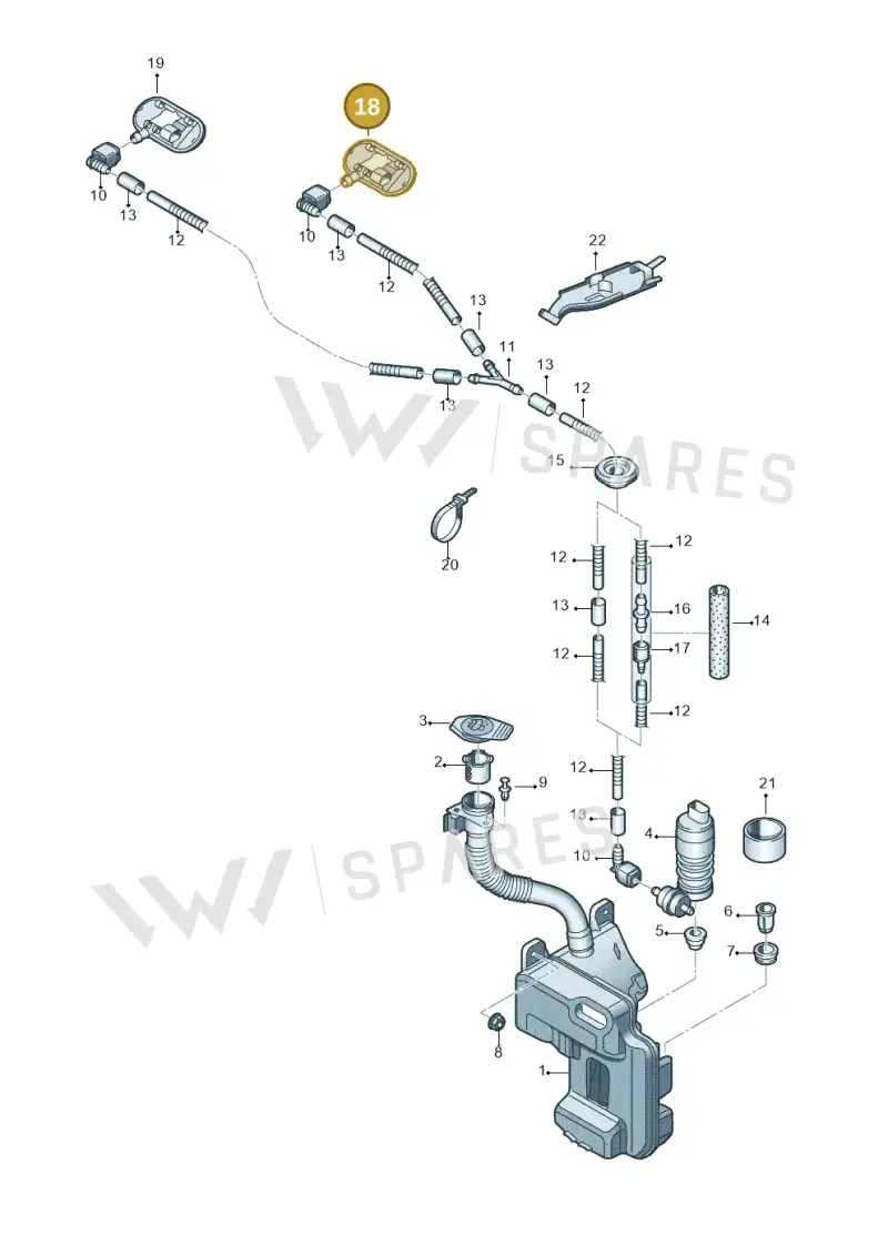 1Z0955985 — Skoda Octavia (2012-2017) diagram 745955100, position 18