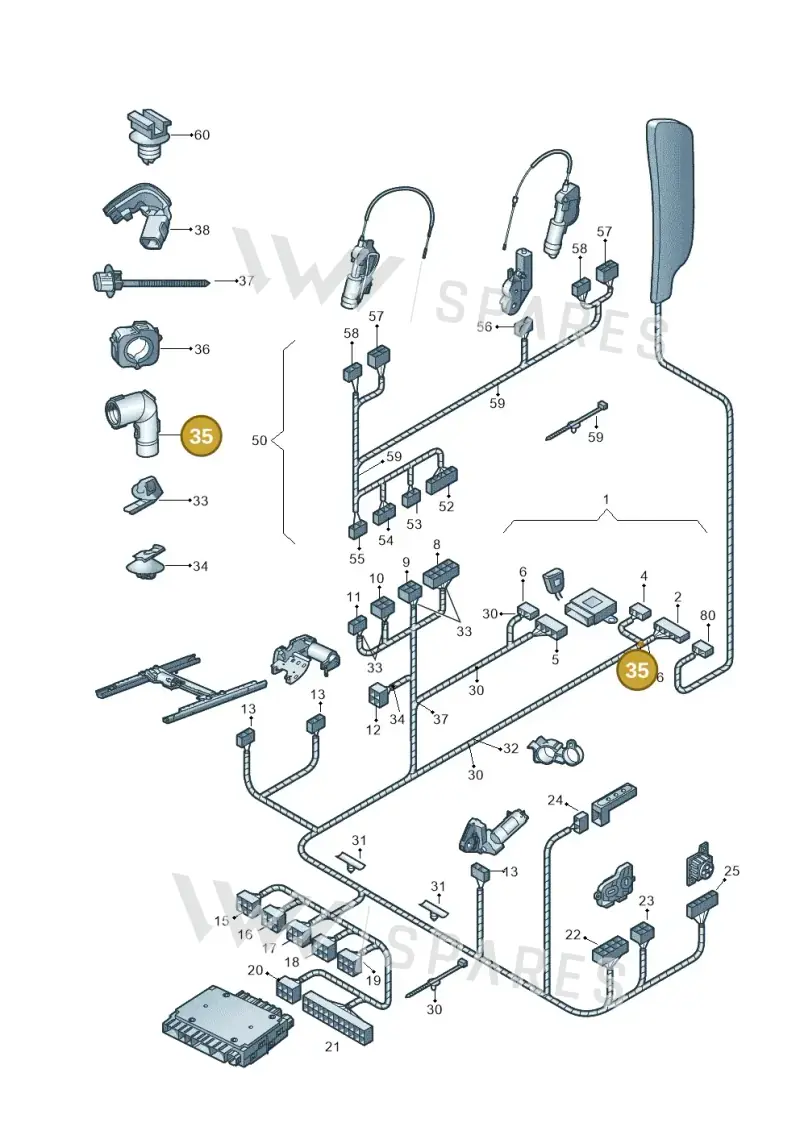 1Z0971446 — Skoda Octavia (2017-2020) diagram 663972760, position 35
