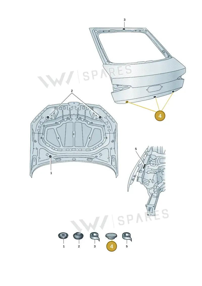 1Z0971904 — Skoda Superb Combi (2023-) diagram 3p0803504, position 4